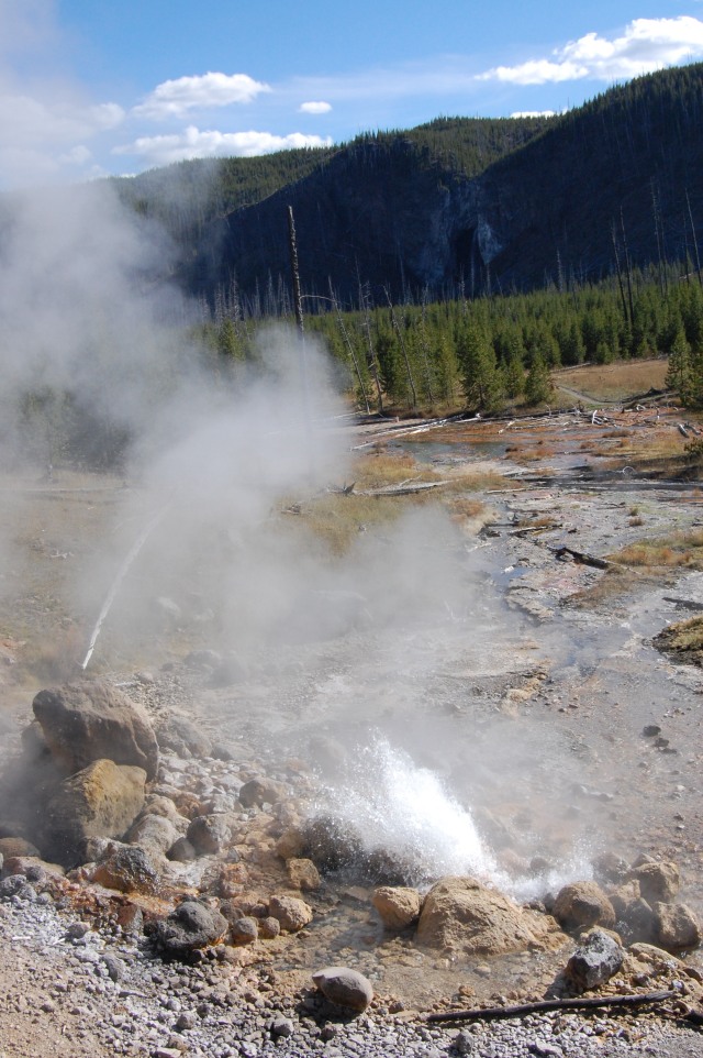 Geyser in the middle of nowhere...